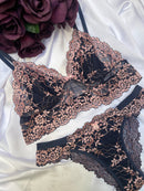 Conjunto Embrace sem bojo azul e rosa