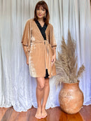 Robe Japonês curto Veludo