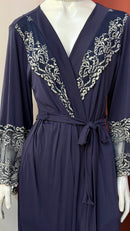 Robe Essência Marinho e branco