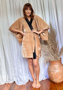 Robe Japonês curto Veludo