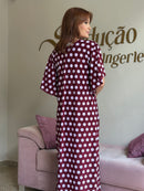 Kaftan Bolas Vinho