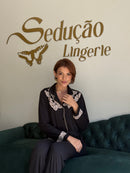 Pijama Lúcia Helena Preto