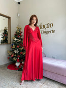 Robe Super Sino Longo Vermelho