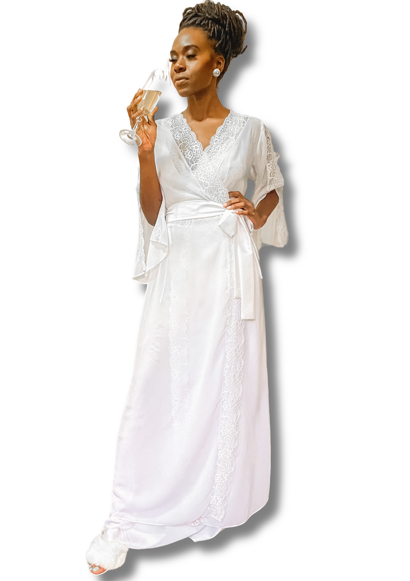 Robe longo Carminha branco