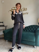 Pijama Lúcia Helena Preto