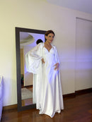 Robe super sino Cetim Branco