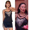 Short Doll Sarah Preto com Nude