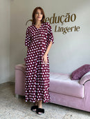 Kaftan Bolas Vinho