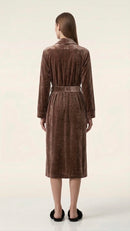 Robe Veludo Marrom