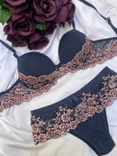 Conjunto Embrace  com bojo azul e rosa