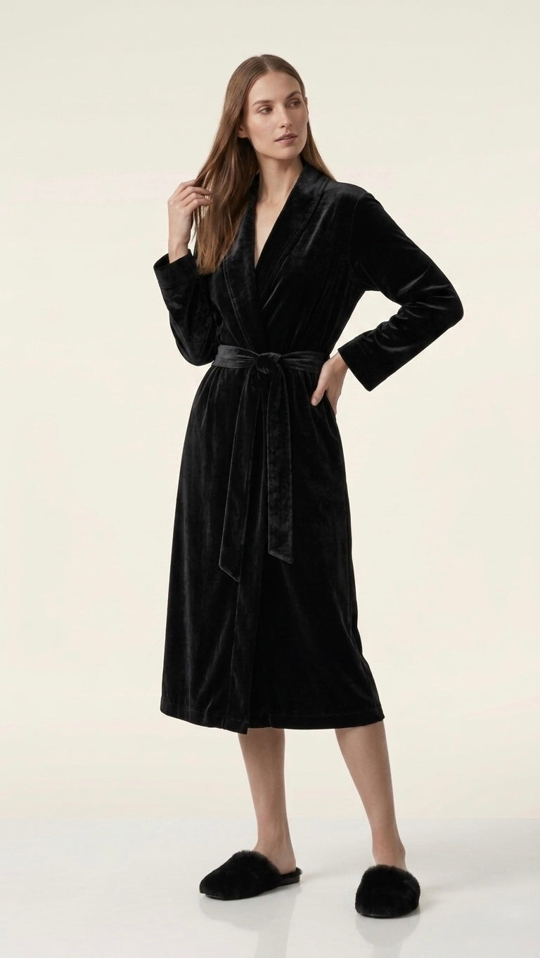 Robe Veludo Preto