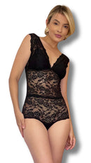 Body Preto Alça Larga