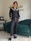 Pijama Lúcia Helena Preto