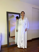 Robe super sino Cetim Branco