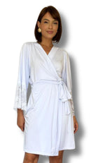 Robe Curto branco lavanda