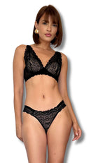 Conjunto lú preto com nude