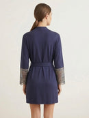 Robe Essência Marinho e branco