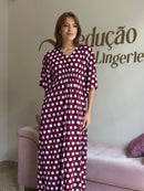 Kaftan Bolas Vinho