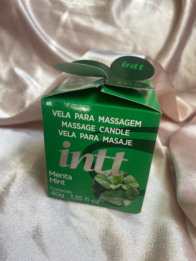 Vela Para Massagem Menta Intt