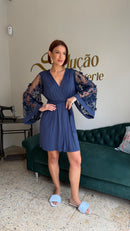 Robe Curto Tule Marinho