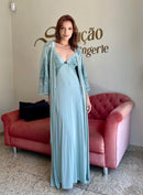 Robe Longo Verde Menta