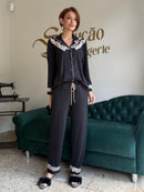 Pijama Lúcia Helena Preto