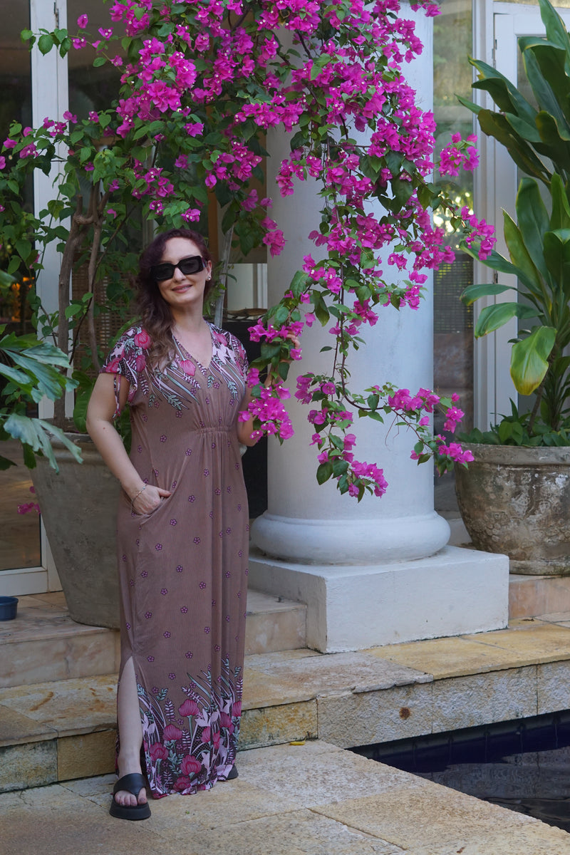 Kaftan Areia Tropical