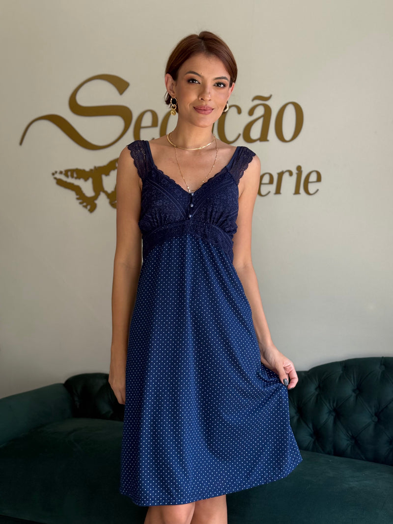 Camisola Baby Poa Marinho curta