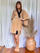 Robe Japonês curto Veludo