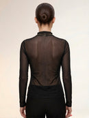 Blusa de Tule Preto