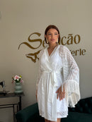 Robe Curto Devorê e franjas
