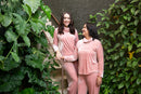 Pijama Edna Veludo  Rose
