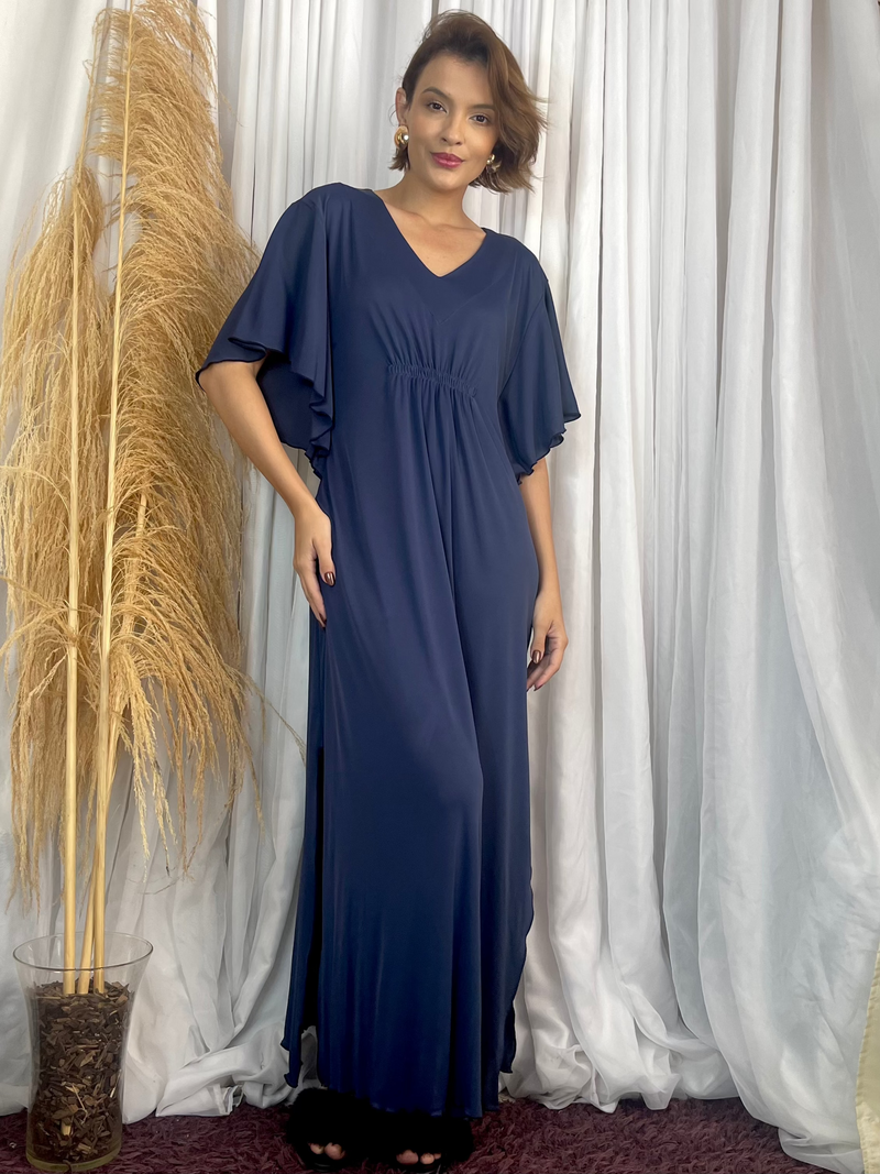 Kaftan Longa Maria Azul