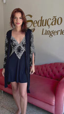 Camisola Lucia Preta e Branca