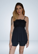 short doll boneca preto