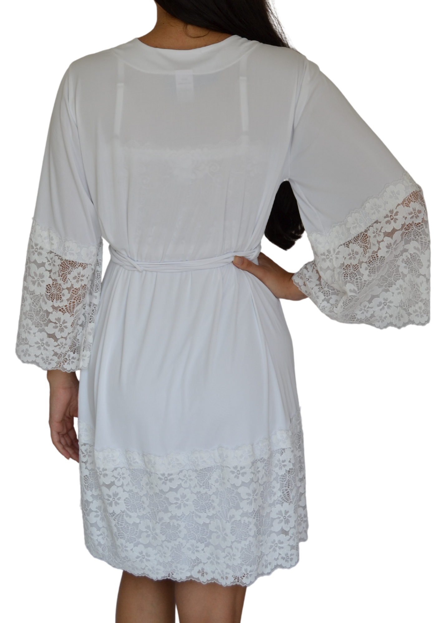 Robe Fran Curto Liganete Branco - le antunie